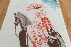 Shokunin Collection Hand-printed Chusen Japanese Tenugui Fabric - Year of the Horse 2026 - aritohoshizu 49