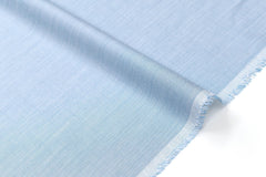 DEADSTOCK Japanese Fabric Rayon Silk Blend - chambray blue - 50cm