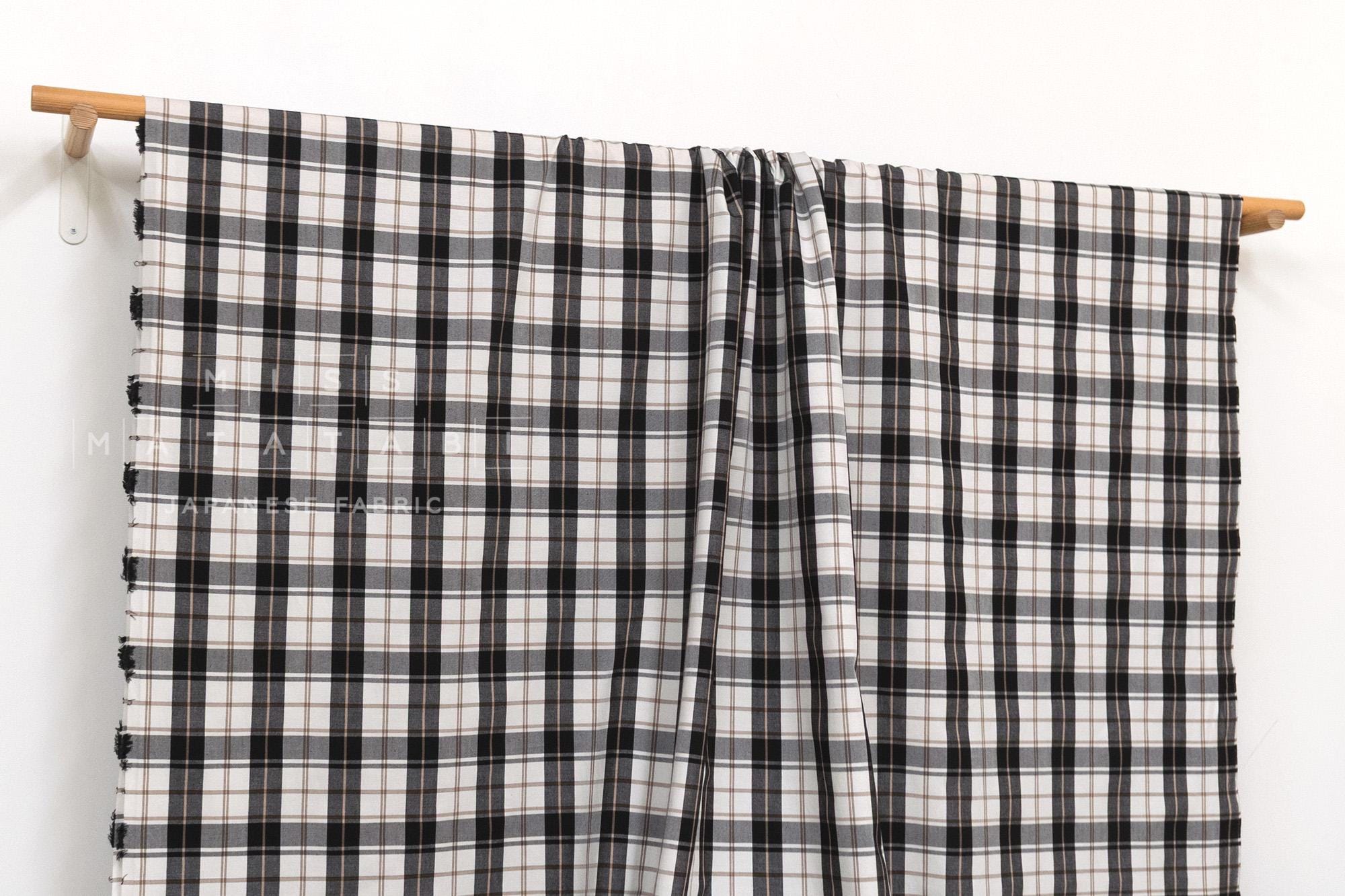 DEADSTOCK Japanese Fabric Plaid Check - 1 - 50cm