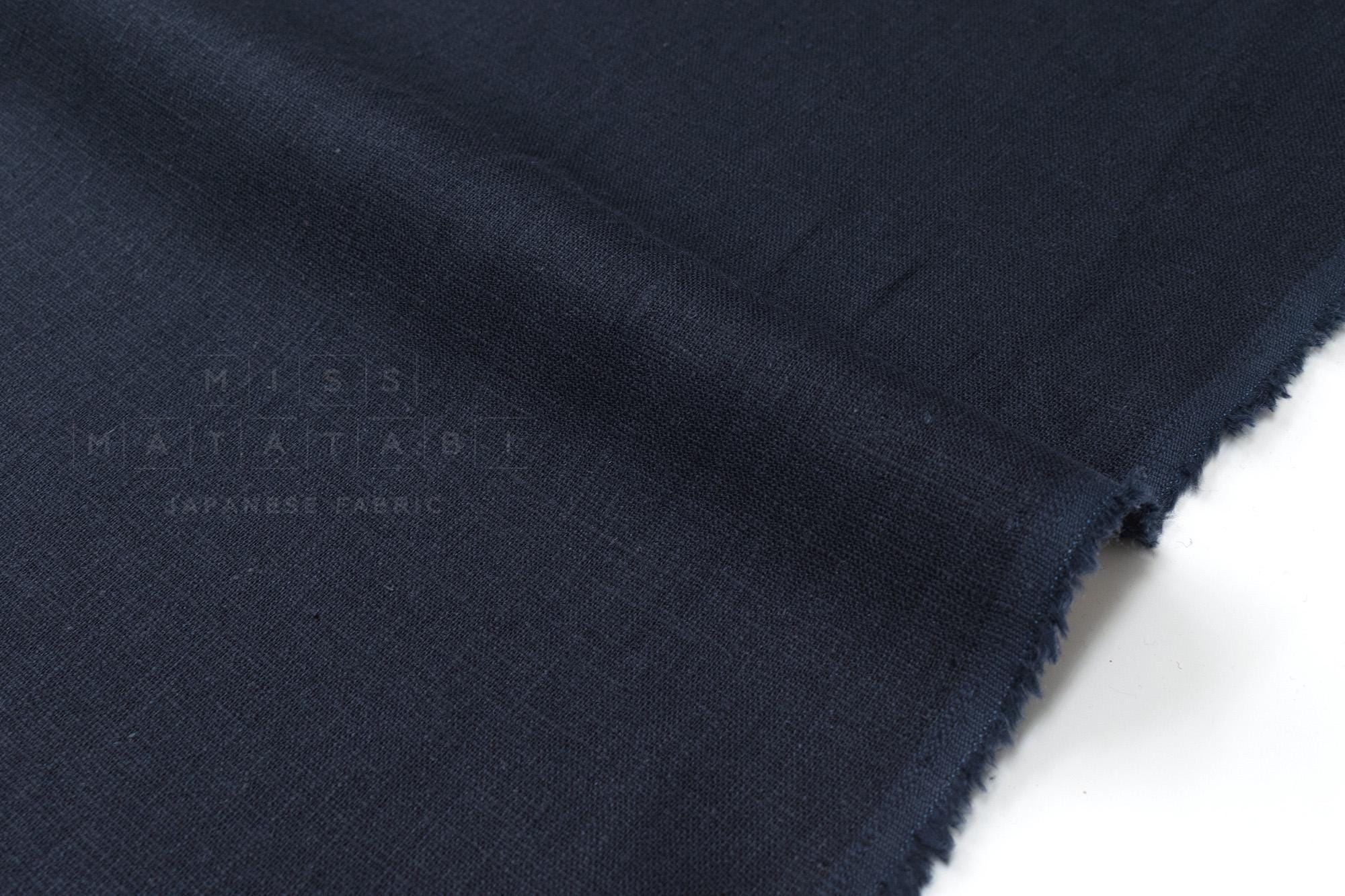 DEADSTOCK Japanese Fabric 100% Linen Solids - 5 - 50cm