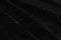 DEADSTOCK Japanese Fabric Corduroy 57642 - black - 50cm
