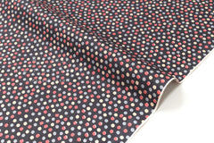Japanese Fabric Petit Joli Dots - charcoal - 50cm