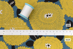 Japanese Fabric Misty Dahlia - F - 50cm