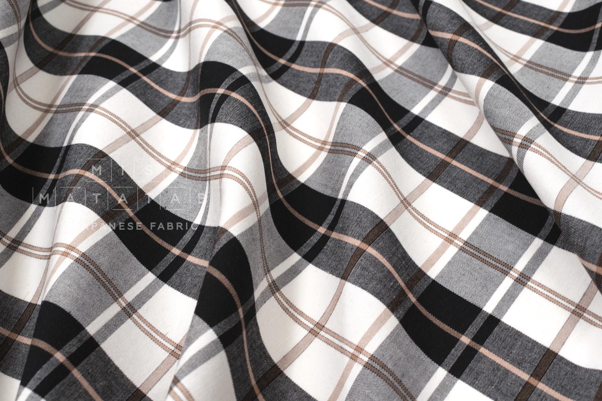 DEADSTOCK Japanese Fabric Plaid Check - 1 - 50cm