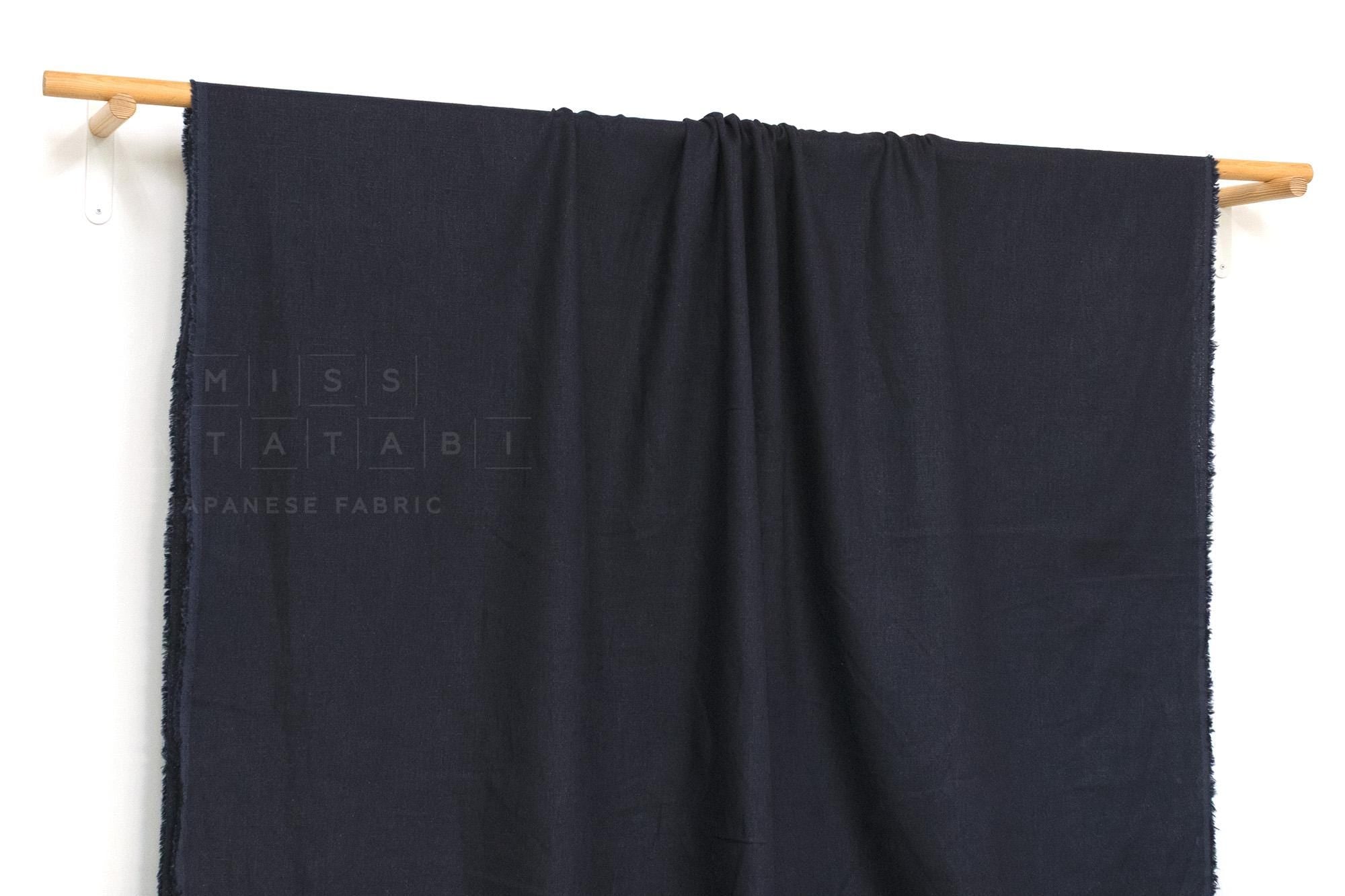 DEADSTOCK Japanese Fabric 100% Linen Solids - 5 - 50cm