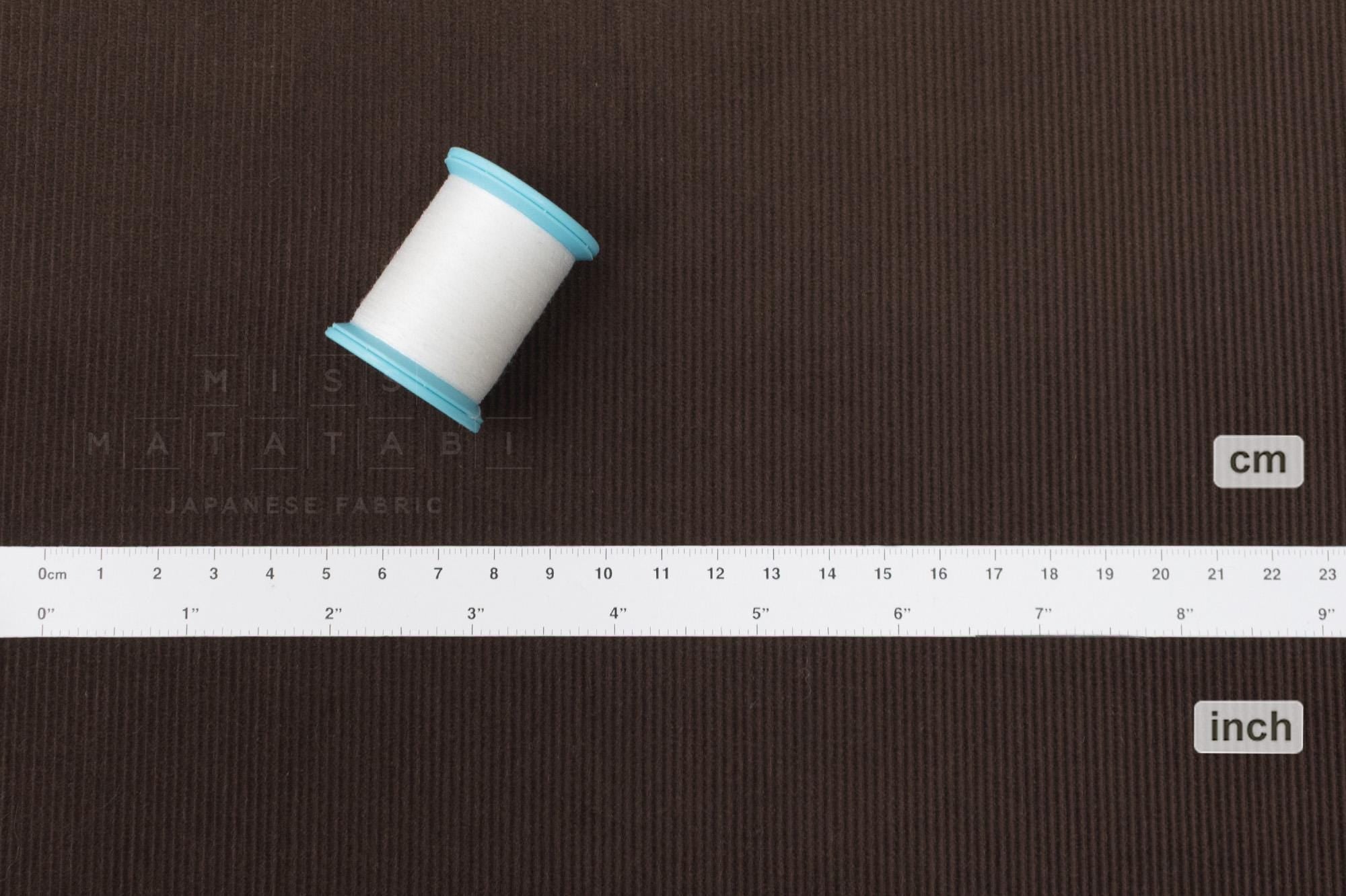 DEADSTOCK Japanese Fabric Corduroy 57464 - brown - 50cm