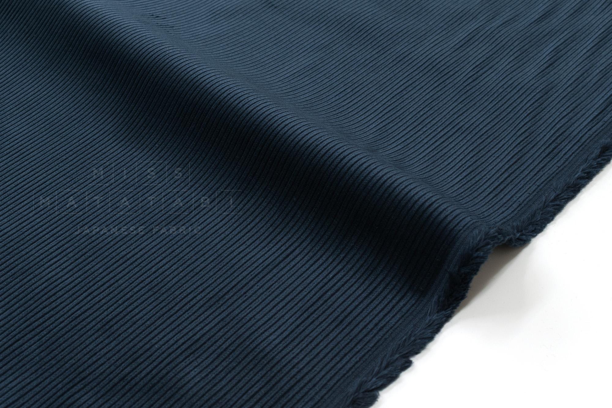 DEADSTOCK Japanese Fabric Corduroy 57725 - navy blue - 50cm