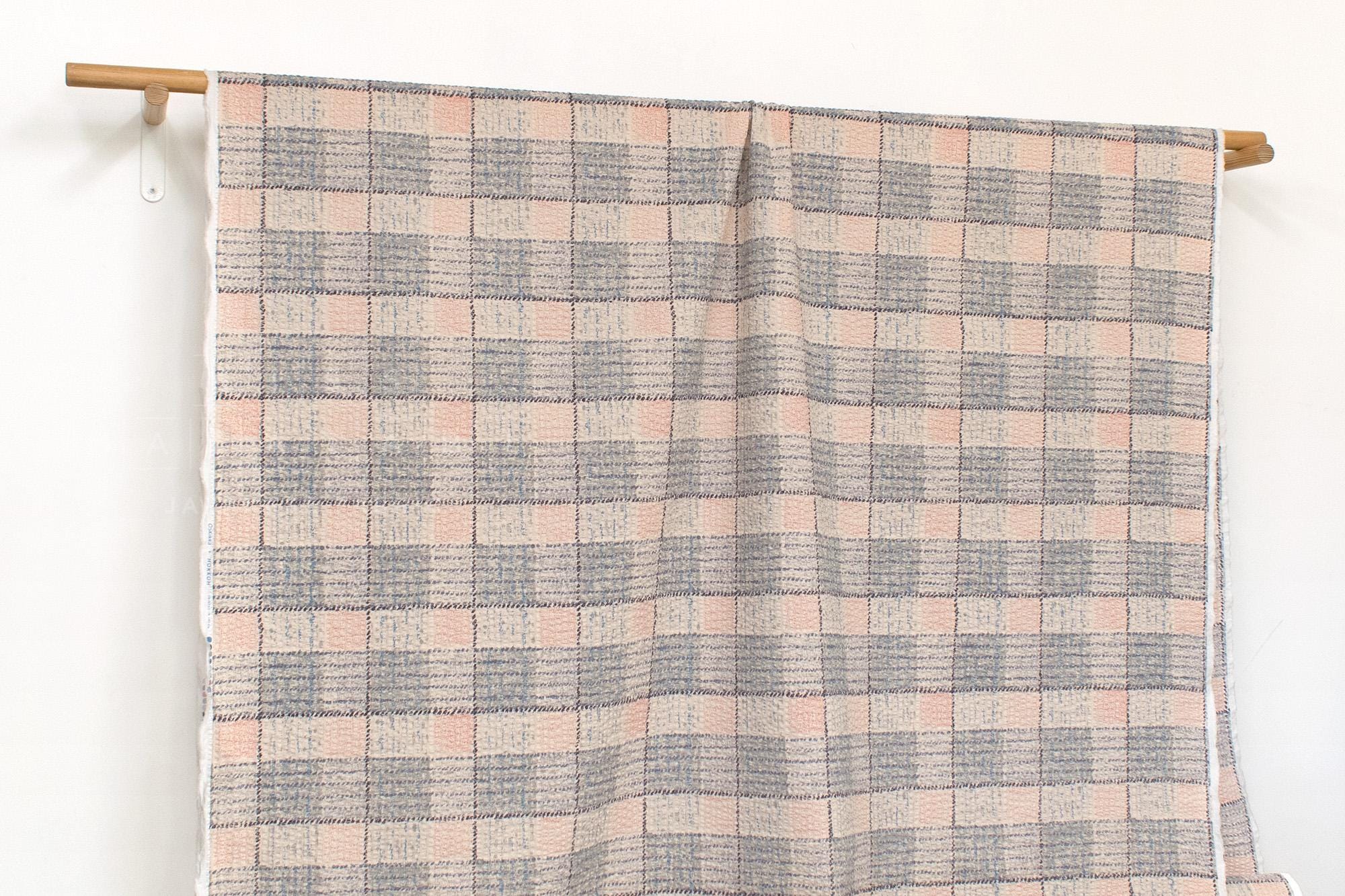 Japanese Fabric Cotton Ripple Plaid - B - 50cm