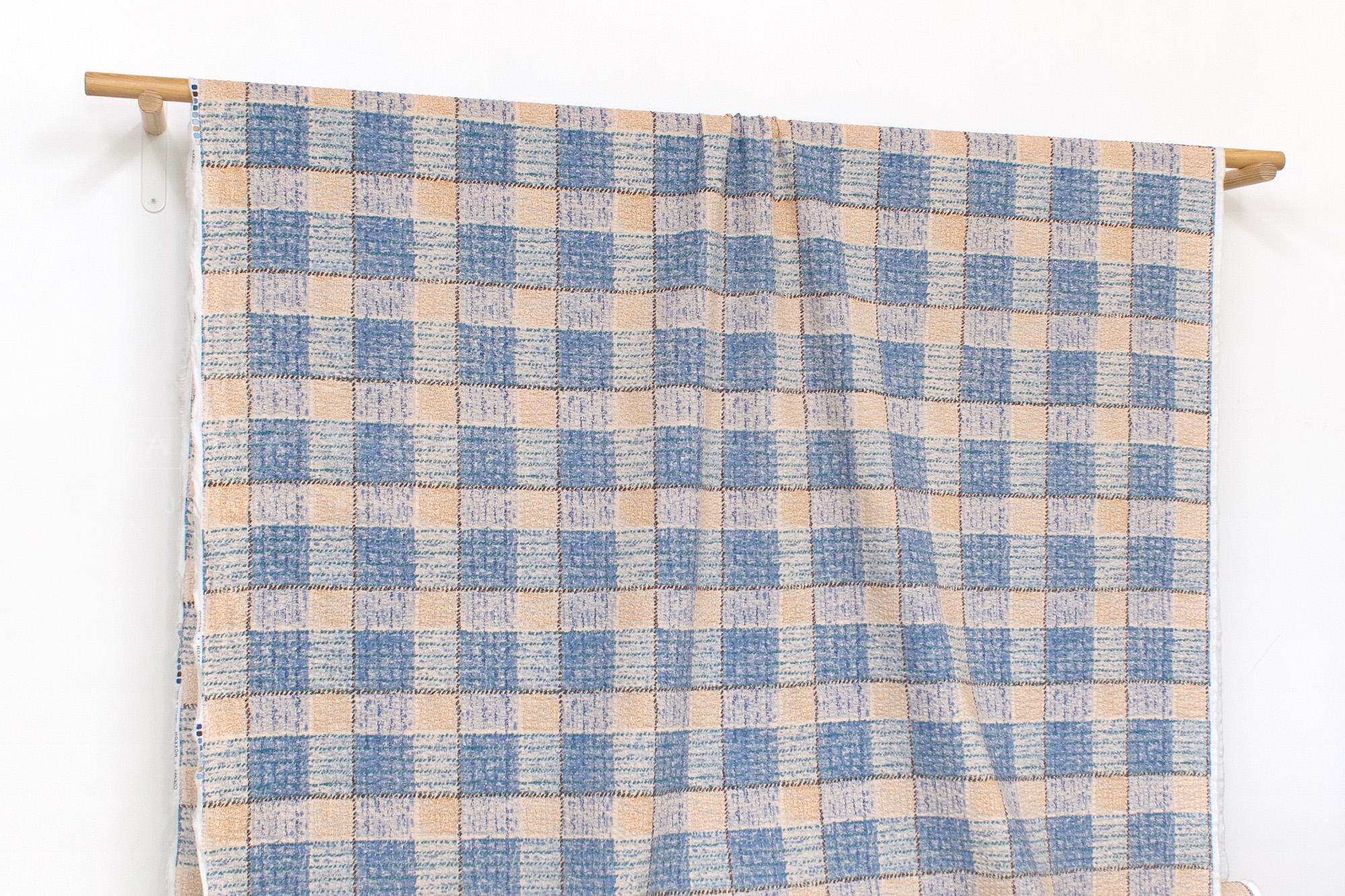 Japanese Fabric Cotton Ripple Plaid - D - 50cm