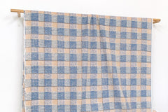 Japanese Fabric Cotton Ripple Plaid - D - 50cm