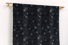 Japanese Fabric Maru - B navy blue - 50cm