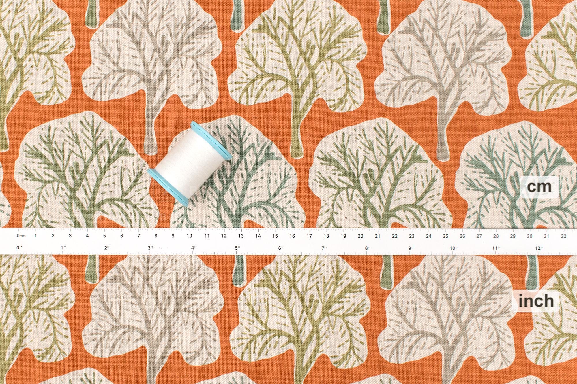 Japanese Fabric Winter Trees Canvas - C - 50cm