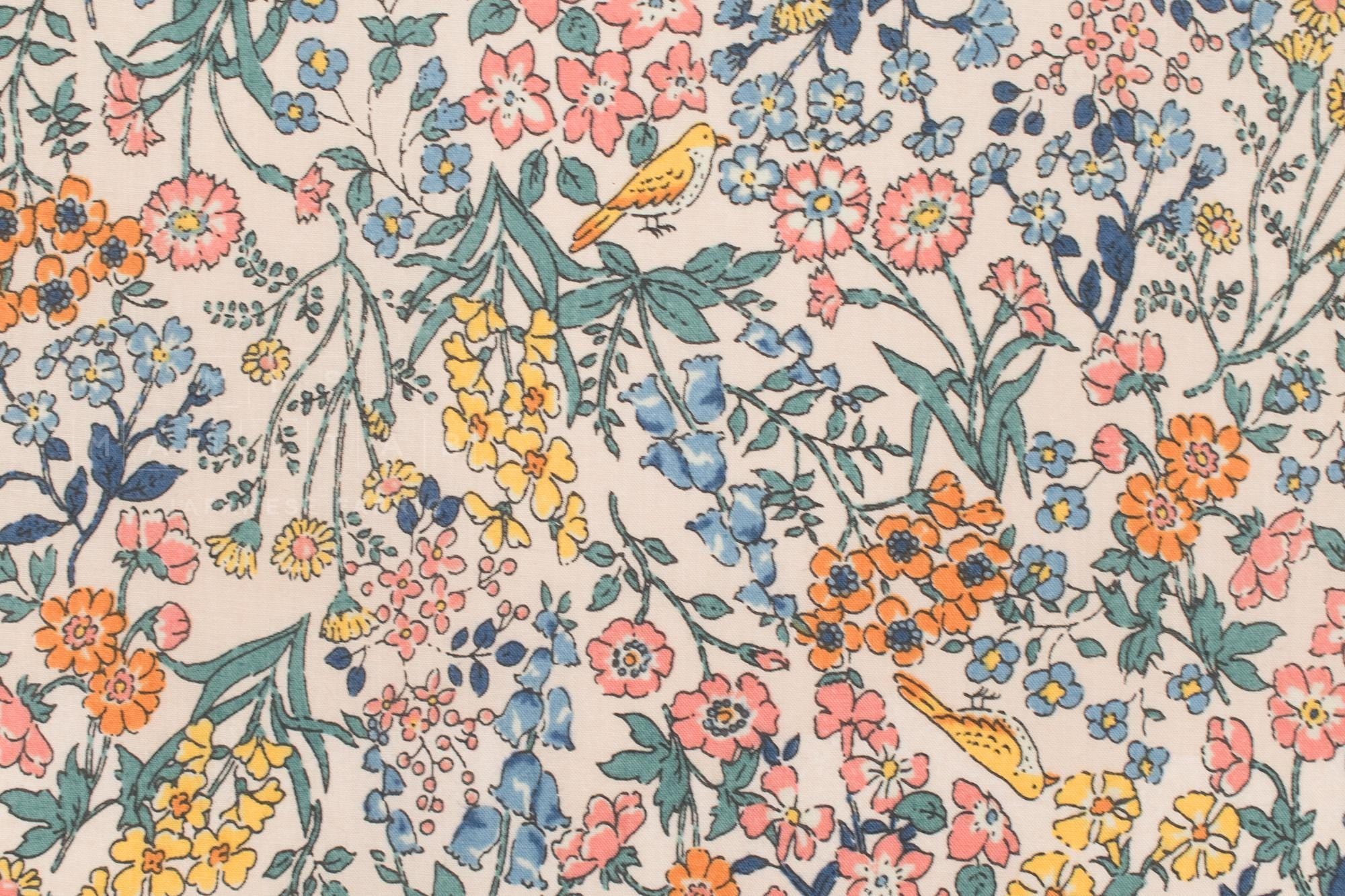 Japanese Fabric Beautiful Garden - F - 50cm