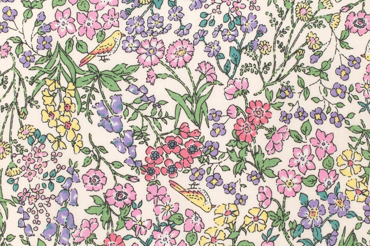 Japanese Fabric Beautiful Garden - D - 50cm