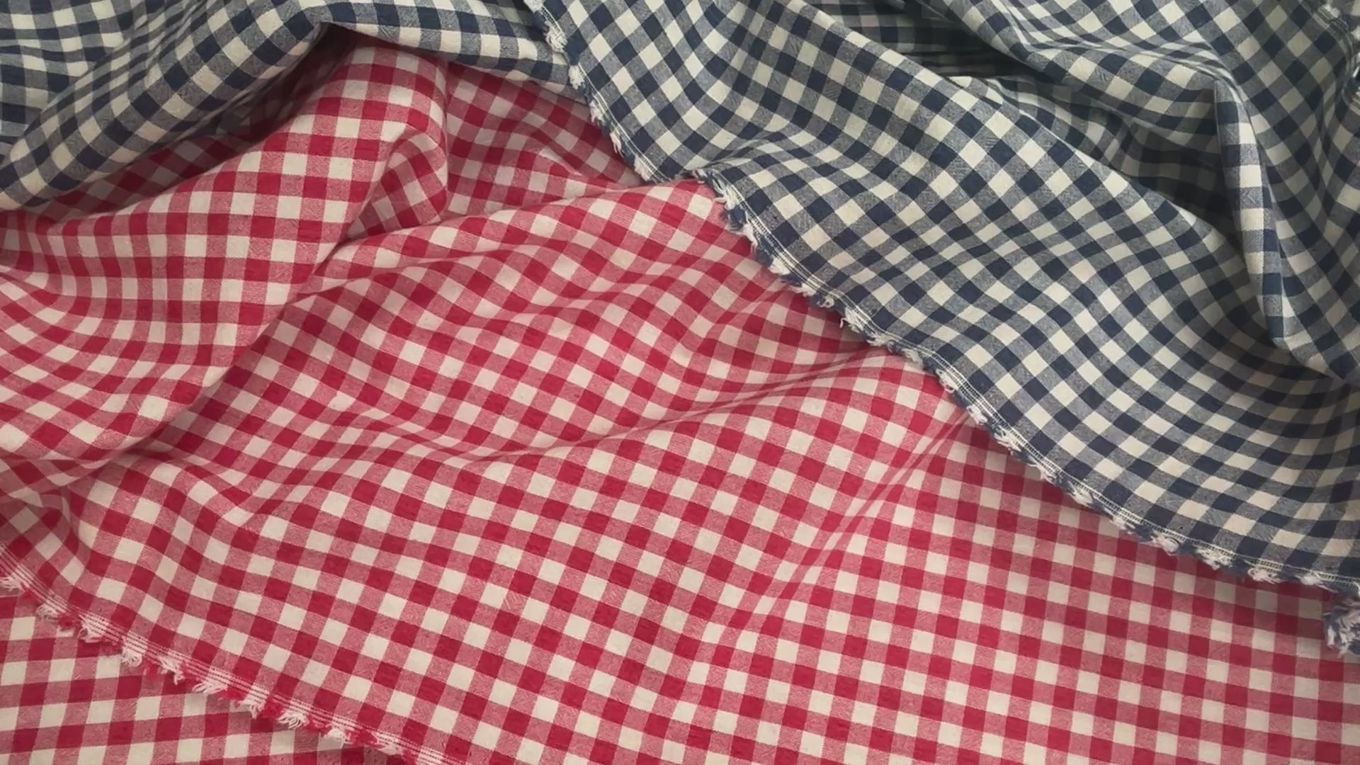 Yarn-Dyed Murazome Gingham Check - navy blue