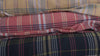 DEADSTOCK Linen Modal Cotton Plaid - dark green