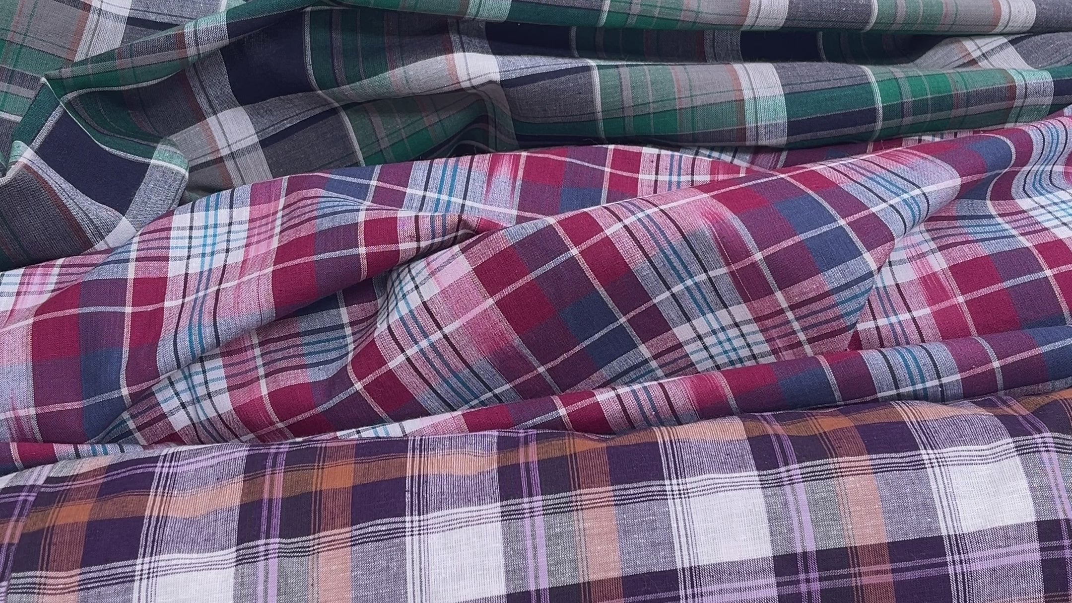 DEADSTOCK Madras Check Cotton III - 16