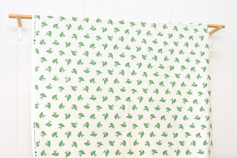 Kerchief Girls - green - fat quarter