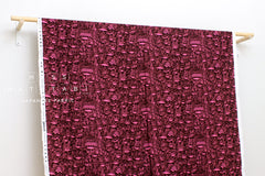 Cotton + Steel Wonderland rayon - magic forest - ruby