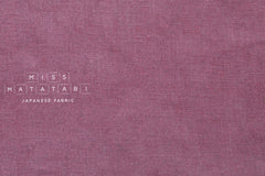 100% brushed linen - mauve