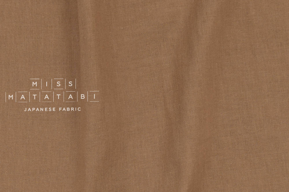 Kobayashi solid double gauze - mocha