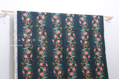Cotton + Steel English Garden canvas - garden vines navy - 50cm