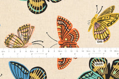 Cotton + Steel English Garden canvas - monarch natural - 50cm