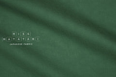 Japanese Fabric 100% brushed linen - green -  50cm