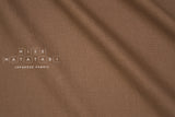Japanese Fabric 100% brushed linen - cocoa -  50cm