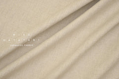 Japanese Fabric 100% brushed linen - natural -  50cm
