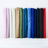 Nani Iro Kokka Naomi Ito Linen Colors Japanese Fabric - Amish blue - 50cm