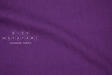 Japanese Fabric 100% washed linen - purple -  50cm