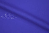 Japanese Fabric 100% washed linen - cobalt blue -  50cm
