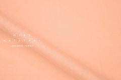 Japanese Fabric 100% washed linen - peach -  50cm