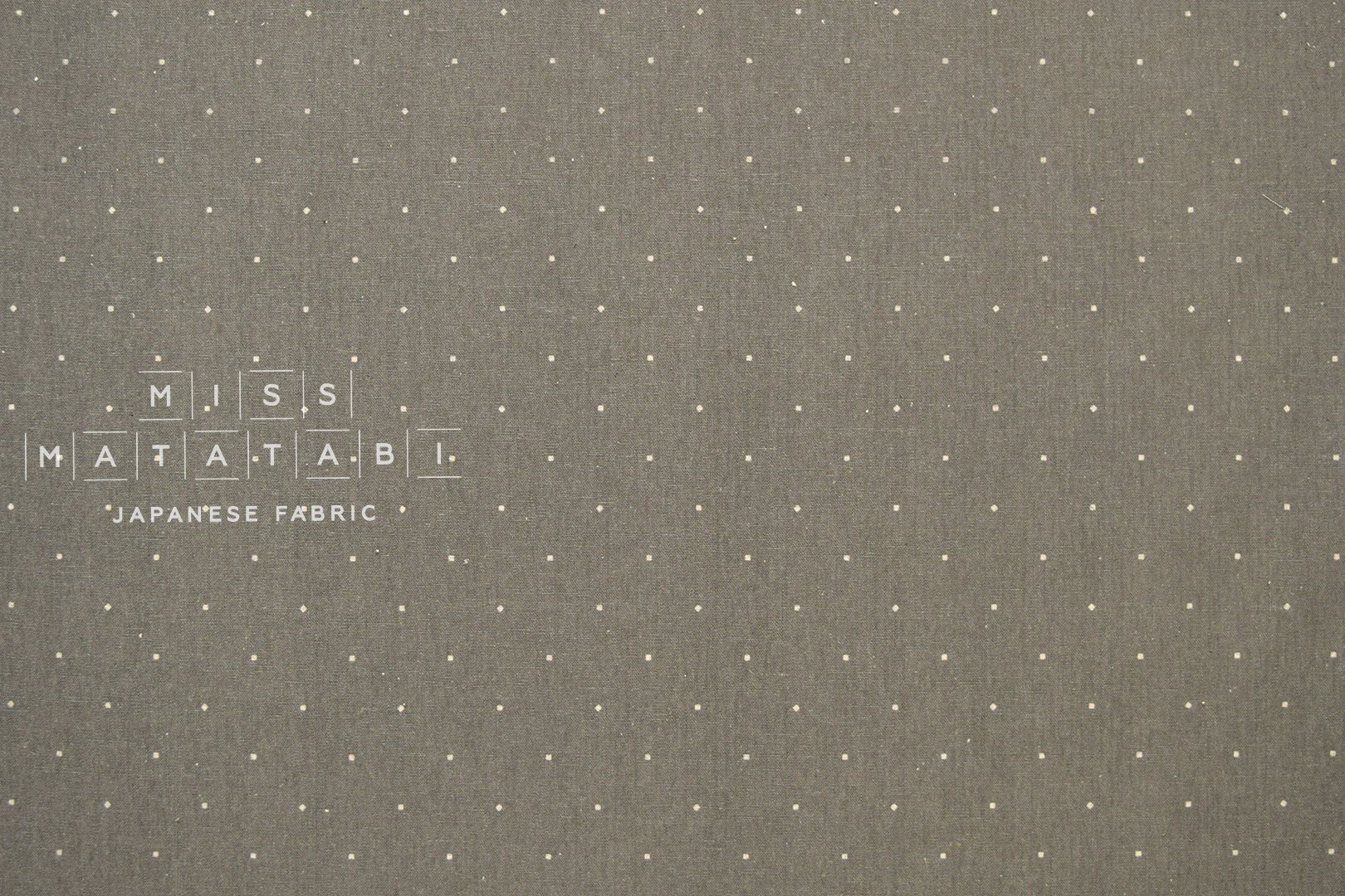 Japanese Fabric Cotton + Steel Basics Canvas - Square Up - shadow - 50cm