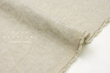 Japanese Fabric 100% washed linen - natural linen -  50cm