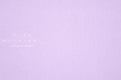 Japanese Fabric 100% washed linen - lilac -  50cm