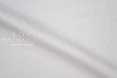 Japanese Fabric 100% washed linen - light grey -  50cm