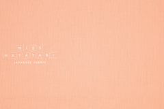 Japanese Fabric 100% washed linen - peach -  50cm