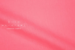 Japanese Fabric 100% washed linen - pink -  50cm