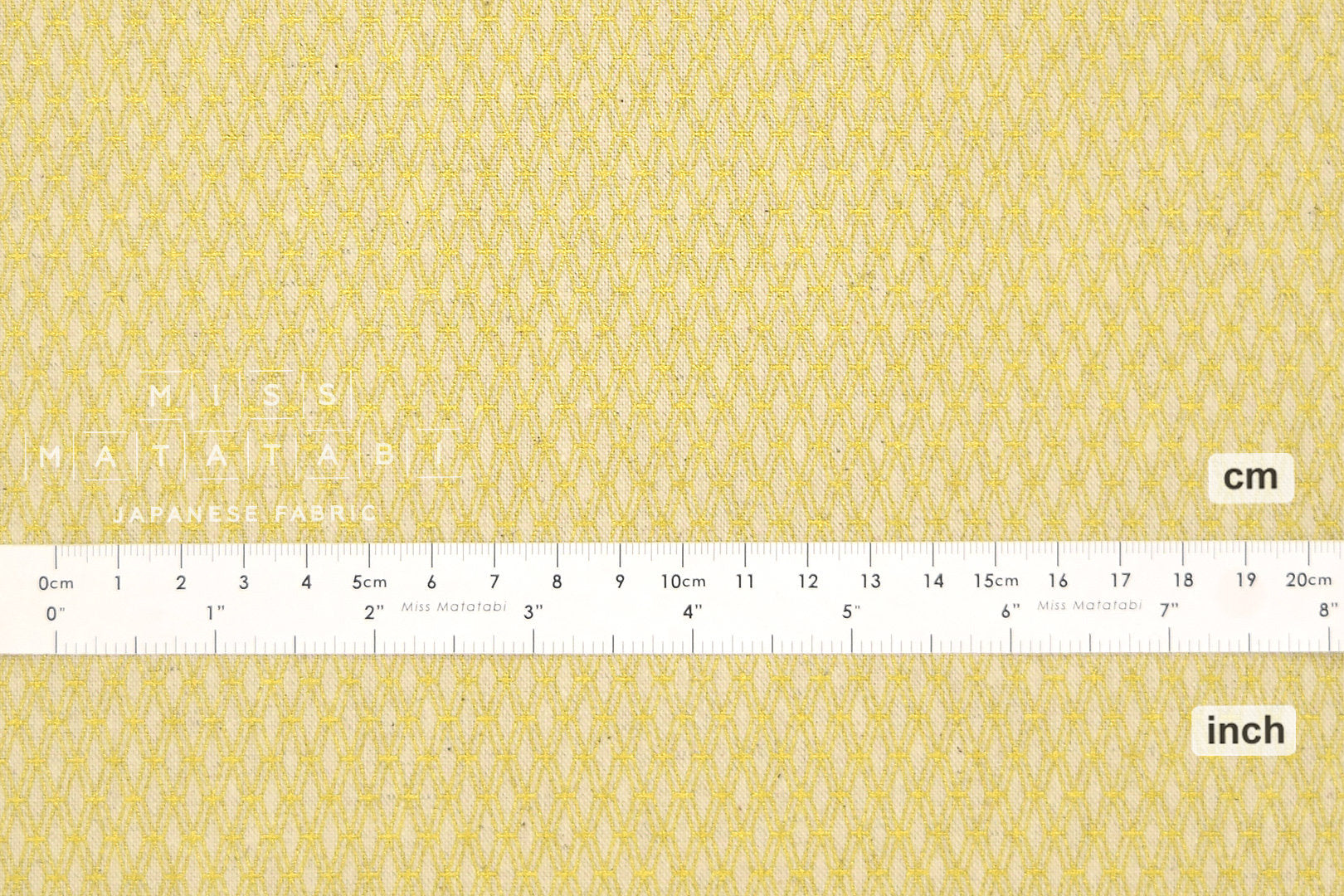 Japanese Fabric Cotton + Steel Basics Canvas - Mishmesh - gold metallic - 50cm