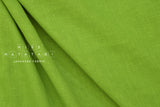 Japanese Fabric Kobayashi Solid  Linen Cotton Double Gauze - green - 50cm