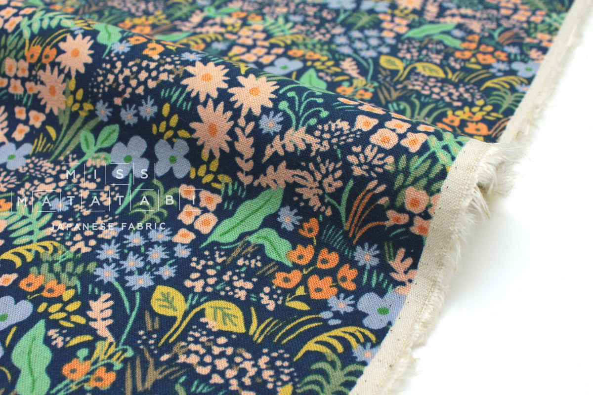 Cotton + Steel Meadow canvas - meadow blue - 50cm