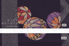 Temari dobby - indigo blue, jewels