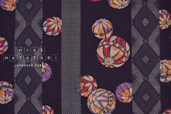 Temari dobby - indigo blue, jewels
