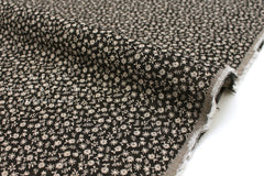 Yarn Dyed Jacquard Dainty Floral - black, latte