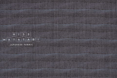 Yarn Dyed Yoroke Knotted Waves - grey, blue