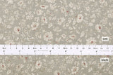 Japanese Fabric Wild Meadow - grey - 50cm