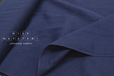 Japanese Fabric - Kobayashi solid double gauze - midnight blue - 50cm