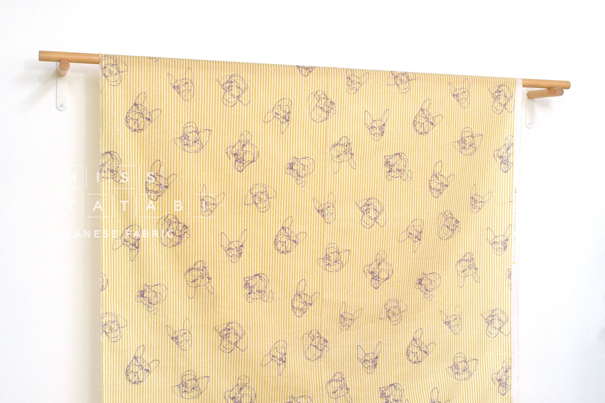 Japanese Fabric Kokka +HAyU Dogs - C - 50cm